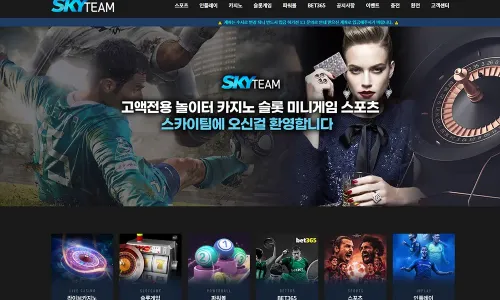 스카이팀[Sky Team] 카지노 바카라 토토사이트