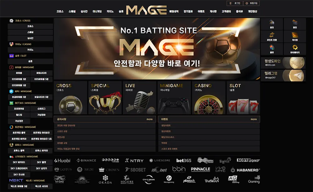 메이지[Mage] 카지노 바카라 토토사이트